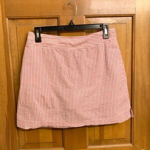 Vineyard Vines seersucker skirt skort, size 2